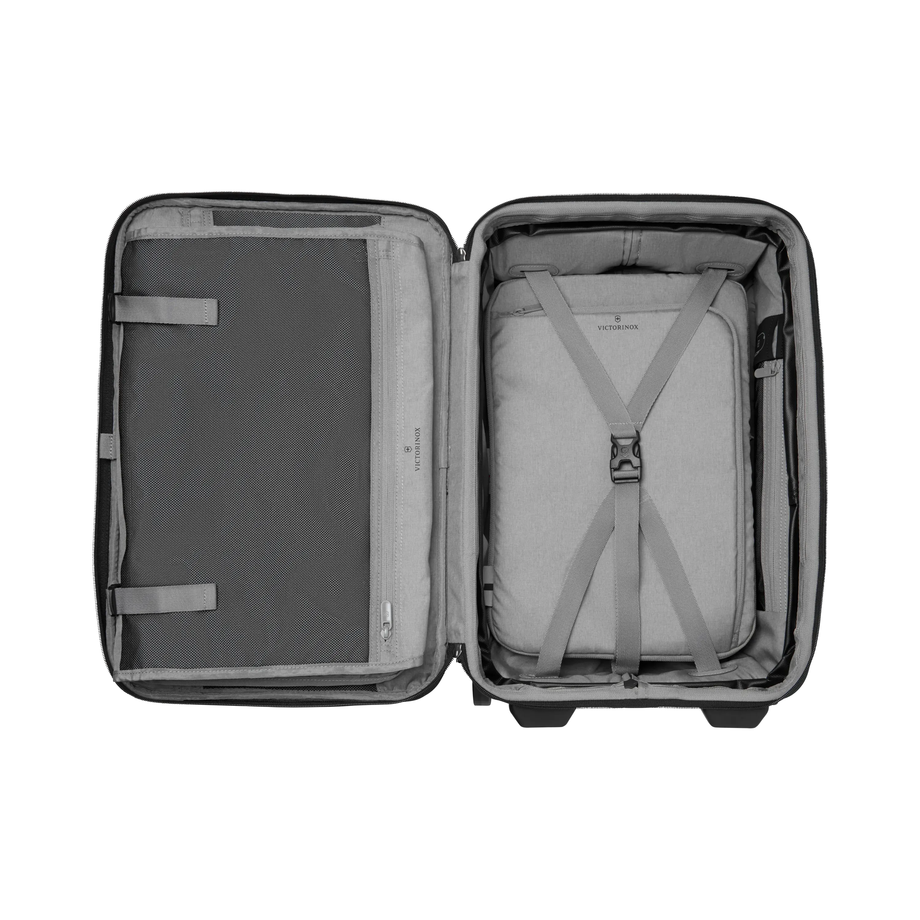 Victorinox Werks Traveler 6.0, 2-Wheel Frequent Flyer Carry-On, Black