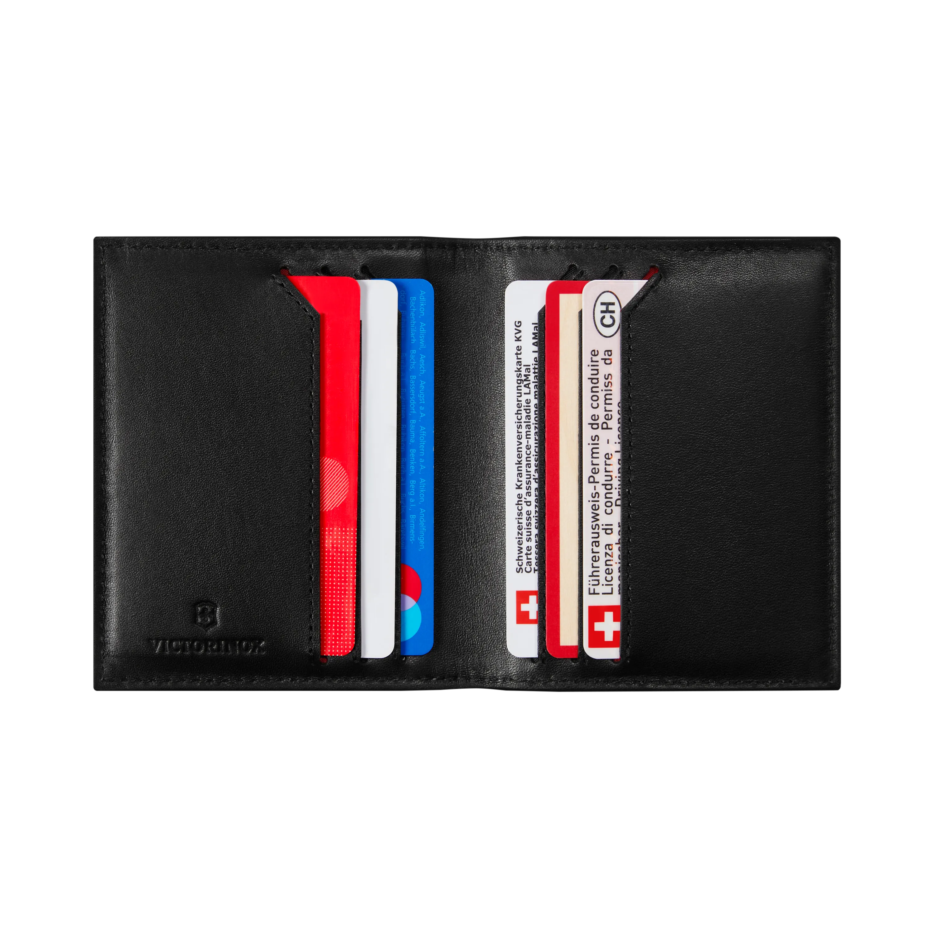 Victorinox Altius Alox, Bi-Fold Card Case, Black