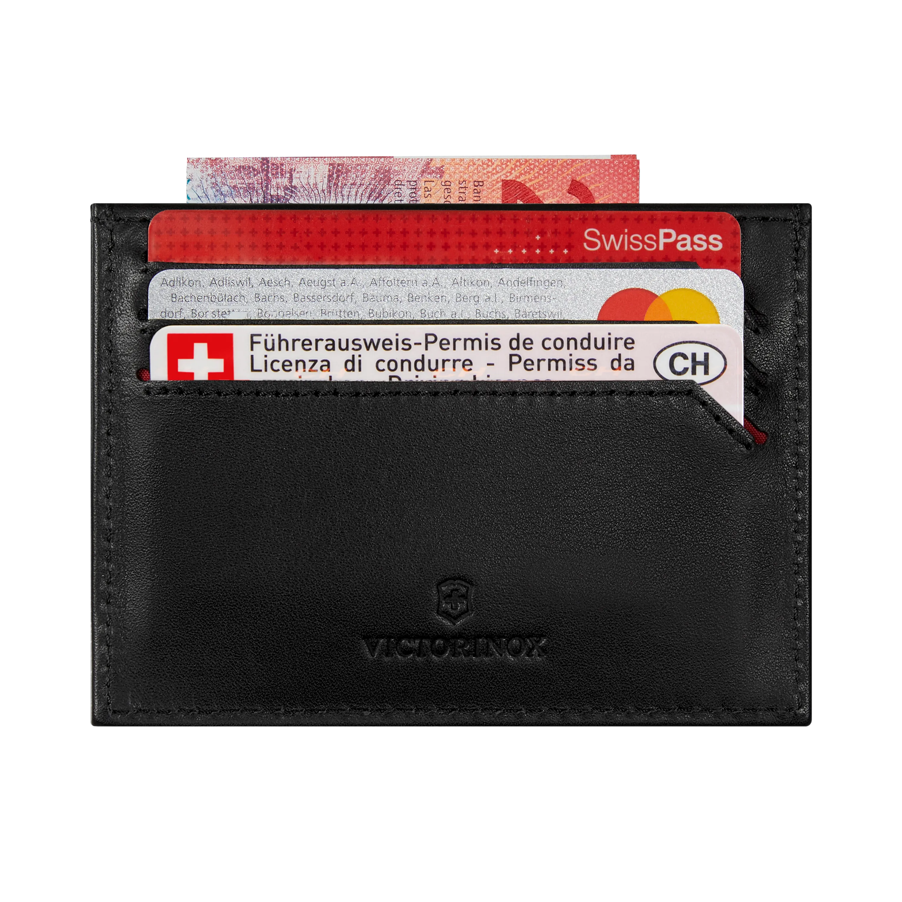 Victorinox Altius Alox, Slim Card Case, Black