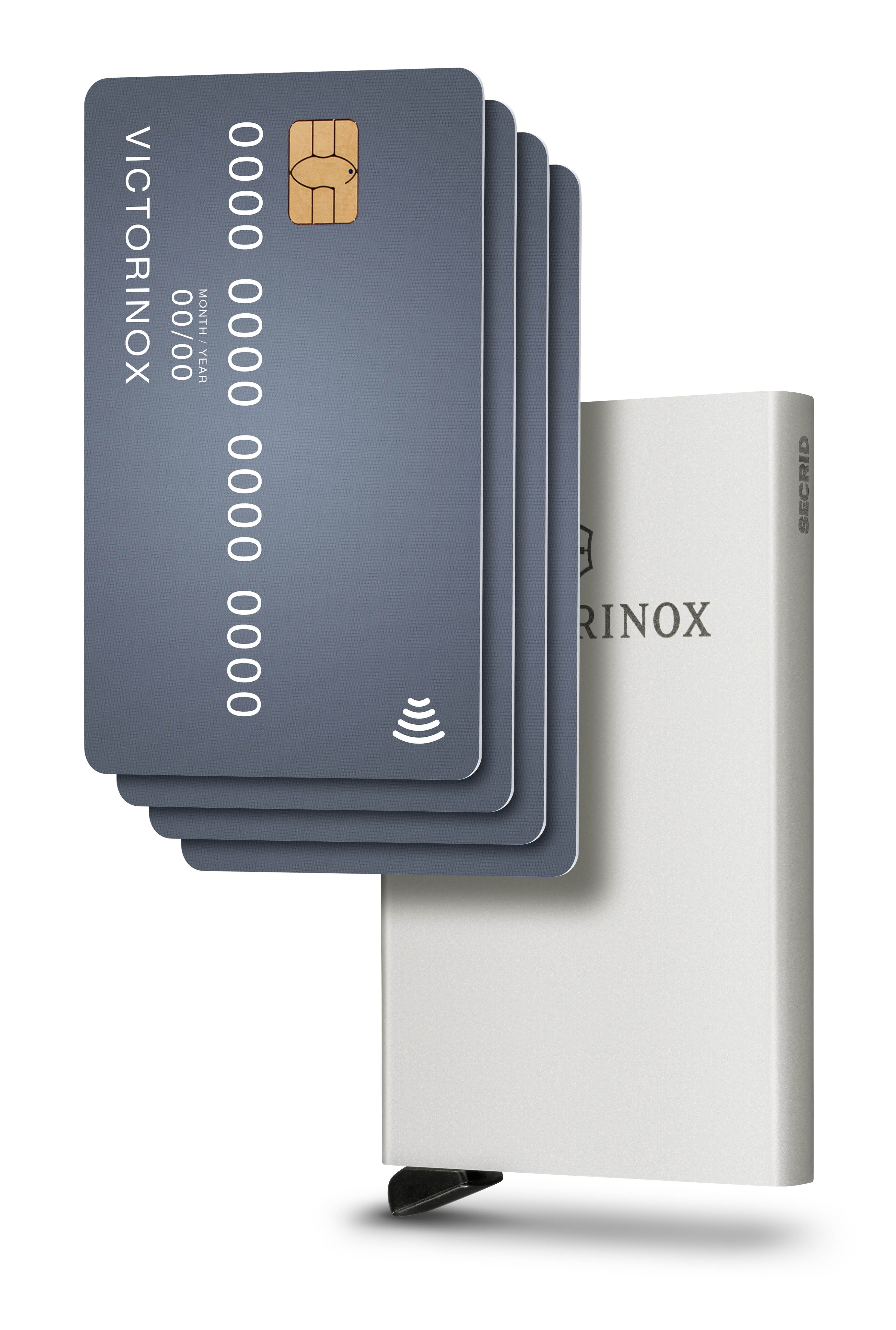 Victorinox Altius Secrid, Essential Card Wallet, Silver