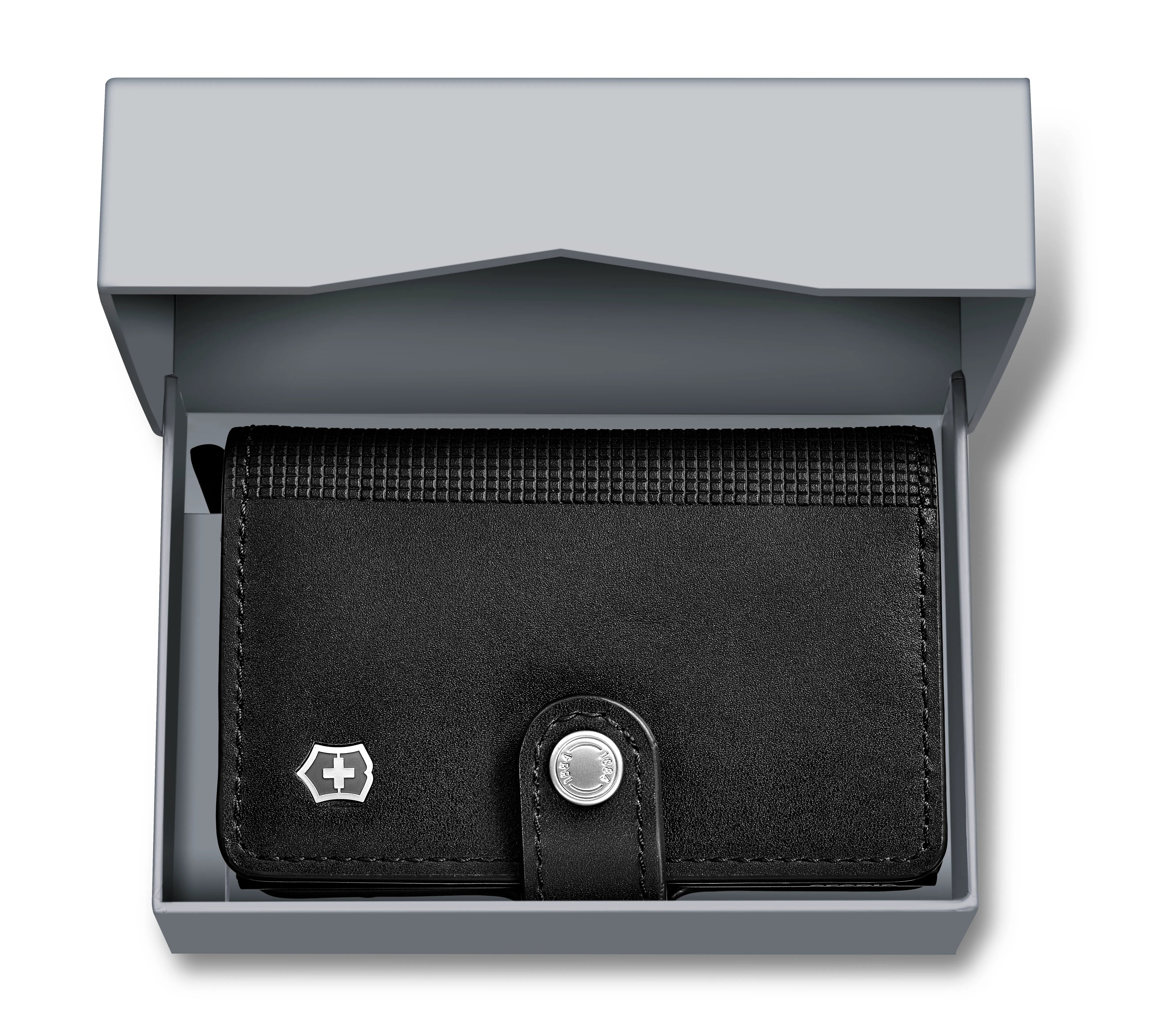 Victorinox Altius Secrid, Leather Card Wallet, Black