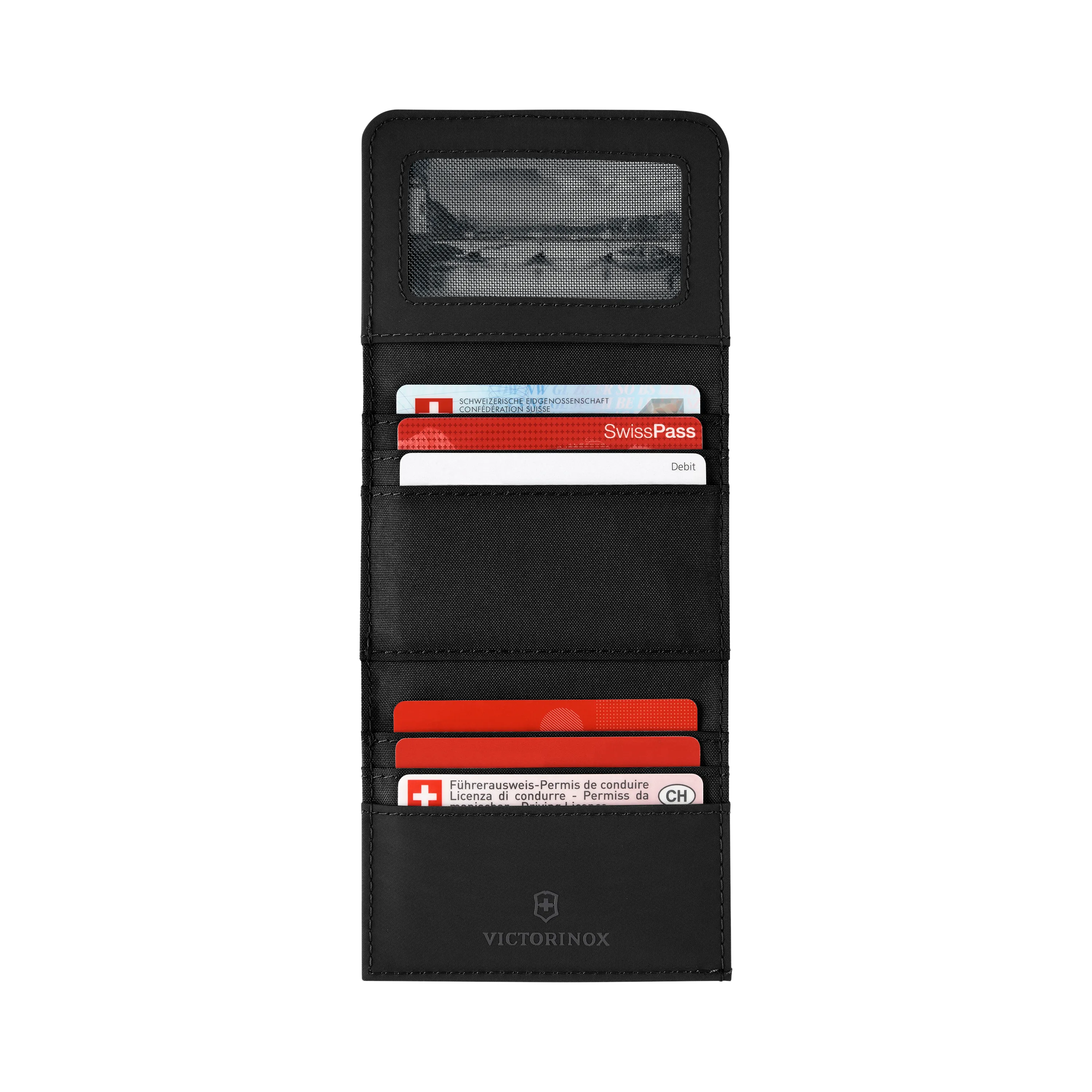 Victorinox Travel Essentials, Tri-Fold Wallet, Black