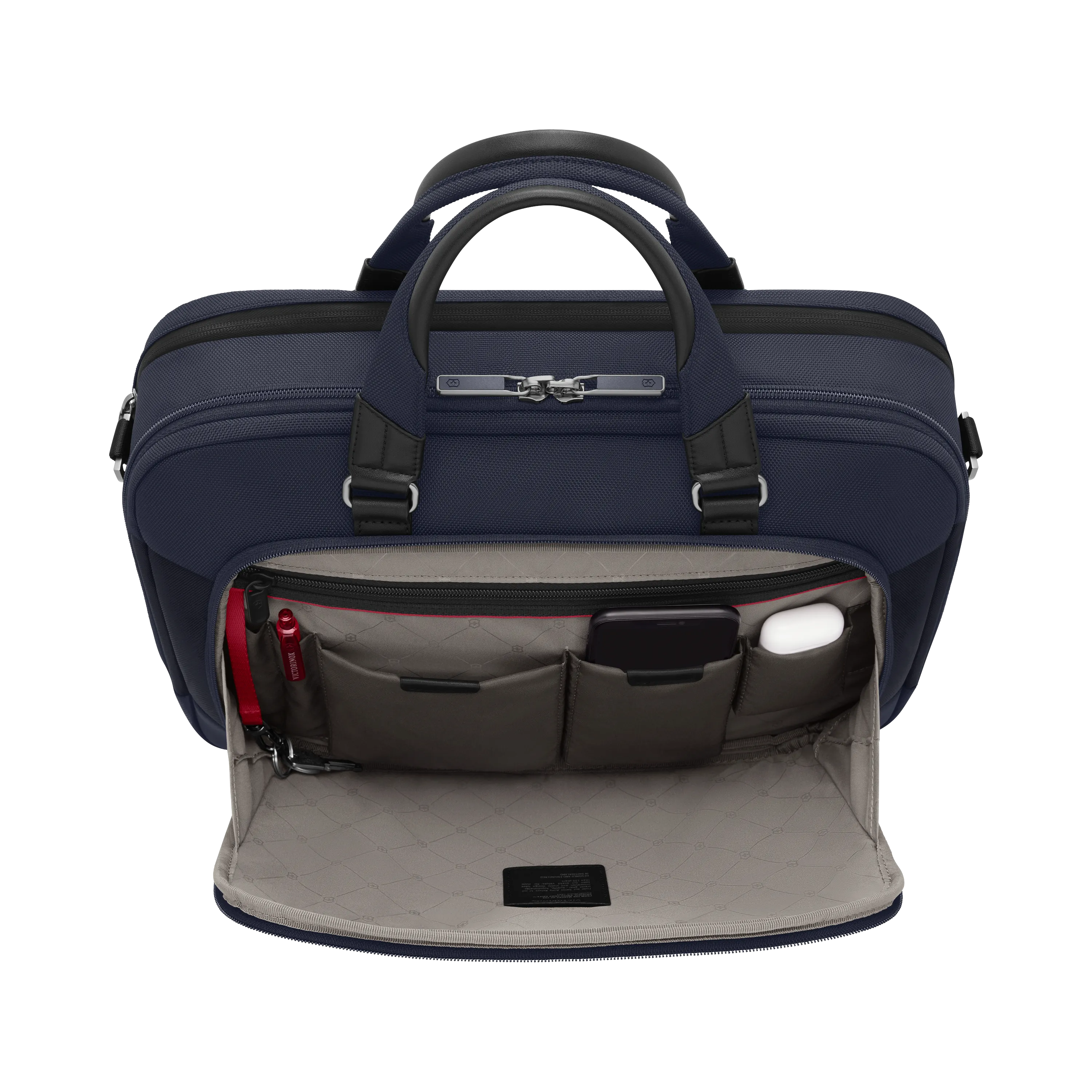 Victorinox Werks Traveler 7.0 Deluxe Briefcase, Navy Blue