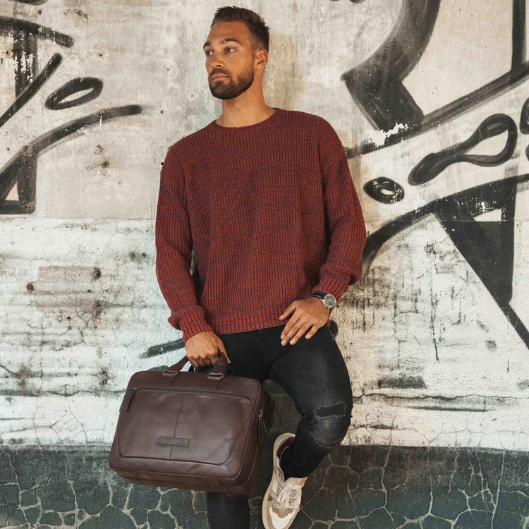 The Chesterfield Brand Seth Laptopväska, Brun